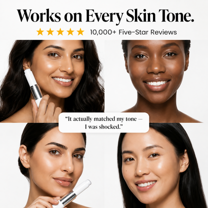 Korean Colour-Changing Foundation Stick | Flawless Skin Coverage |