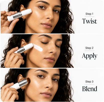 Korean Colour-Changing Foundation Stick | Flawless Skin Coverage |