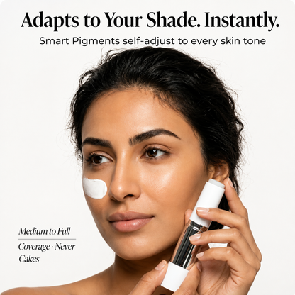 Korean Colour-Changing Foundation Stick | Flawless Skin Coverage |