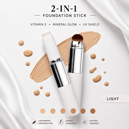 Korean Colour-Changing Foundation Stick | Flawless Skin Coverage |