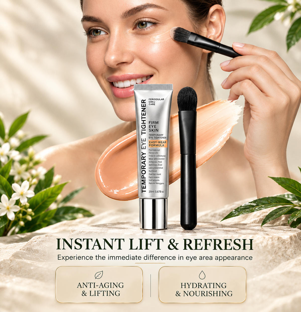 Instant Eye Lift – Under Eye Tightening Cream for Bags, Puffiness & Fine Lines