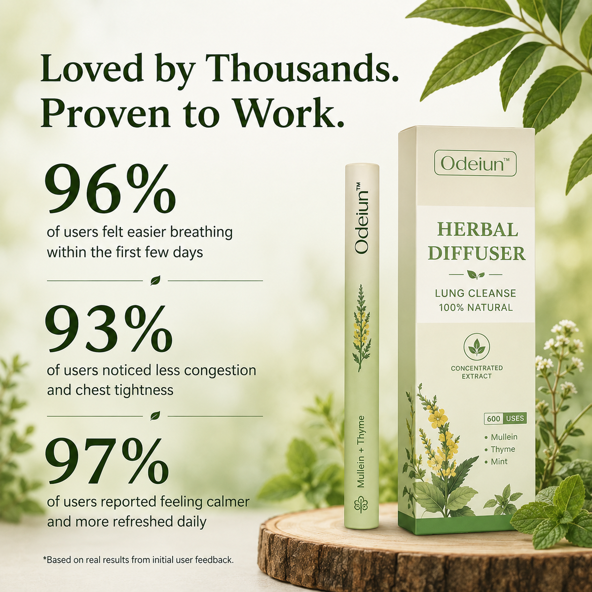 Herbal Diffuser Pack for refreshing experience