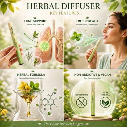 Relaxing herbal diffuser sticks for a fresh and calming environment