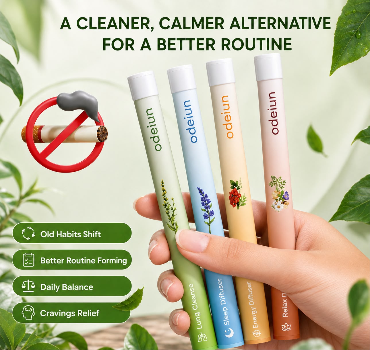 Herbal aromatherapy diffuser pack for home and room freshness