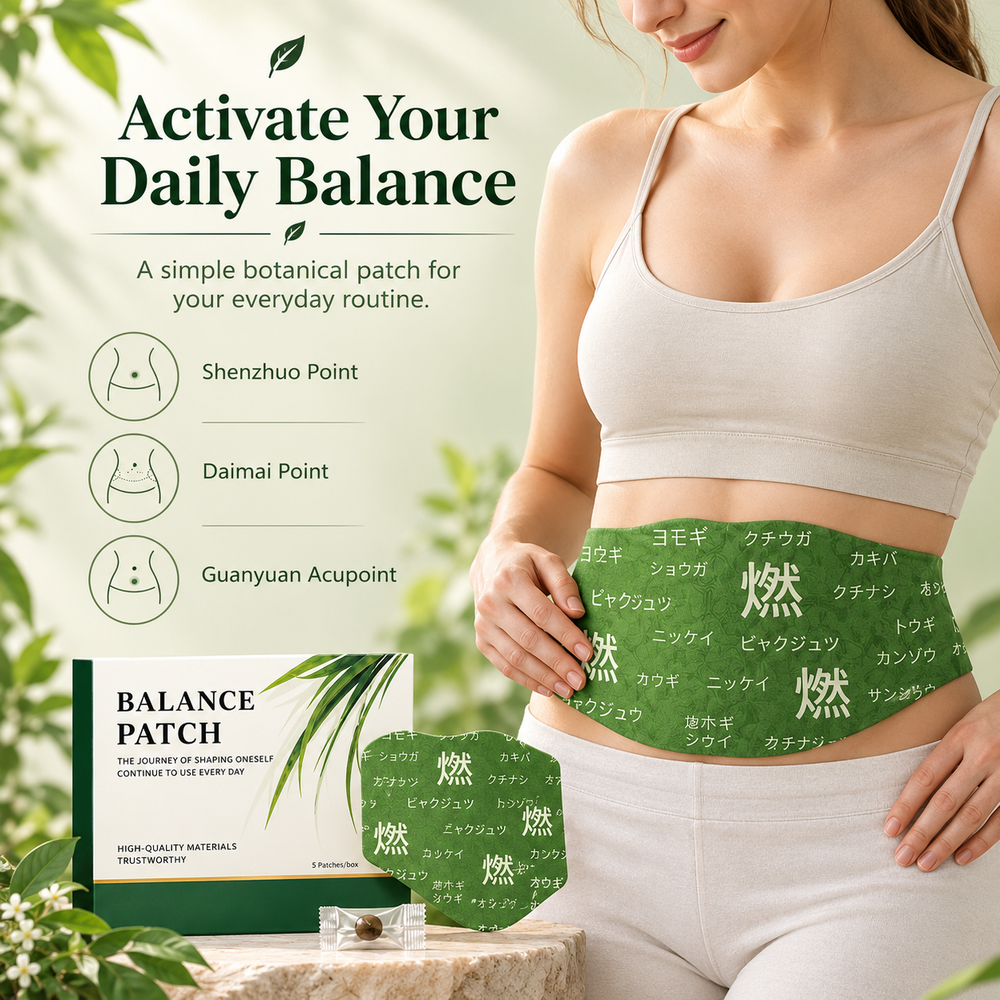 Herbal balance patches with 5 patches per box